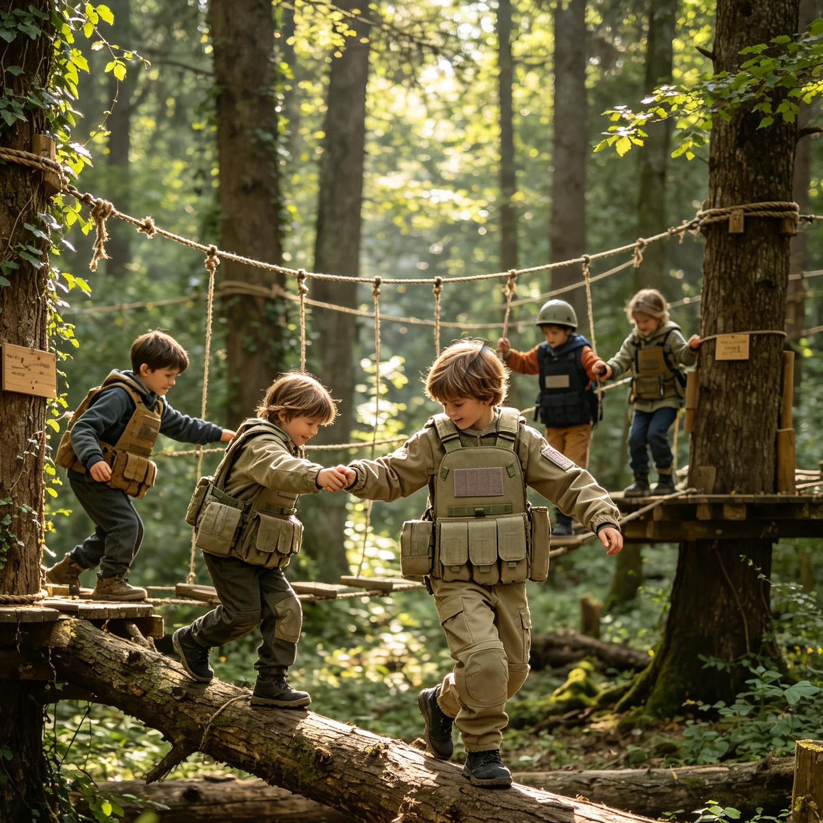 Outdoor Hunting Games For Kids - Kamizelka taktyczna dla dzieci, chłopców i