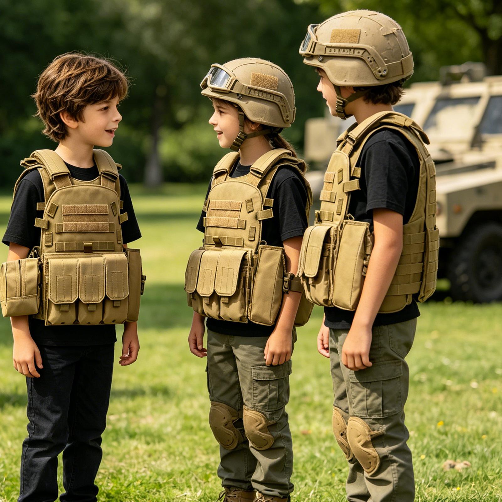 Kamizelka taktyczna dla dzieci – Outdoor Hunting Games For Kids recenzja i cena