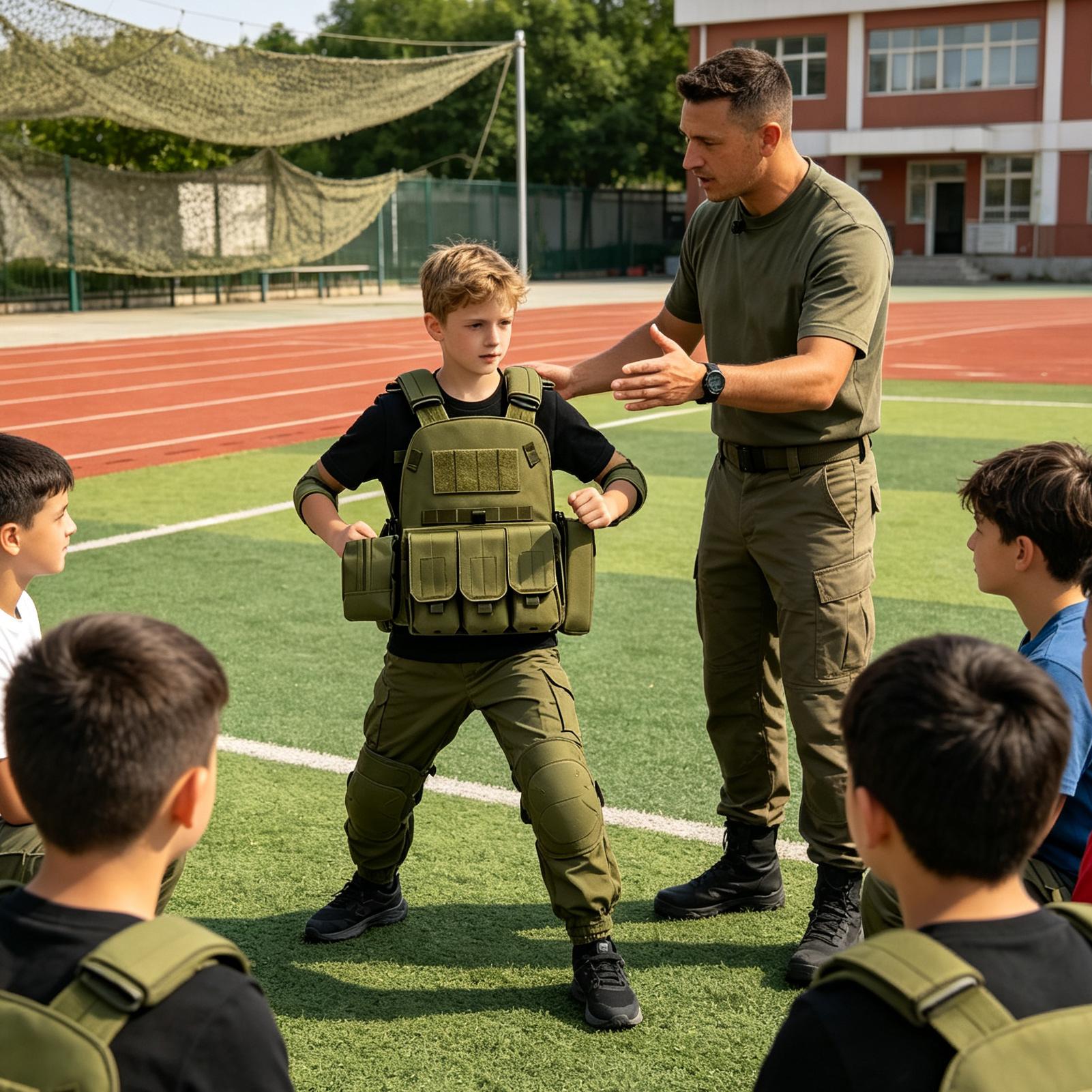 Kamizelka taktyczna dla dzieci – Outdoor Hunting Games For Kids recenzja i cena